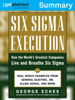 cover image of Six Sigma Execution (Summary)